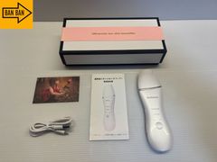 【美品】Delinuo ウォーターピーリング 超音波 イオン 毛穴ケア 角質除去 黒ずみ ニキビ 美顔器 自宅エステ スキンクリーナー 透明感