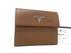 PRADA M170A サフィアーノレザー 三つ折り 財布 ウォレット 小銭入れ PRADA プラダ M170A サフィアーノレザー トライアングルロゴ 三