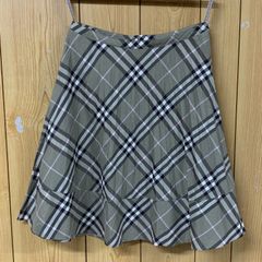 Burberry ノバチェック ボックスプリーツスカート - メルカリ