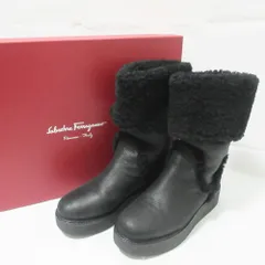 【超美品】フェラガモFerragamo ムートンブーツ ブラウン 2025年最新】フェラガモ ムートンの人気アイテム - メルカリ