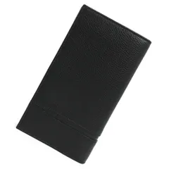 ブルガリ オクト 二つ折り長財布 カーフスキン レザー ブラック 黒 マットシルバー金具 280922 箱付 BVLGARI（未使用　展示品）