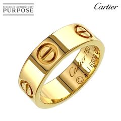 カルティエ Cartier ラブ #48 リング K18 YG イエローゴールド 750 指輪 Love Ring 90238137