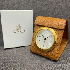 【新品】 銀座和光　置時計　ゴールド　25コ324 新品】 銀座和光 置時計 ゴールド 25コ324 WAKOイヤーズクロック