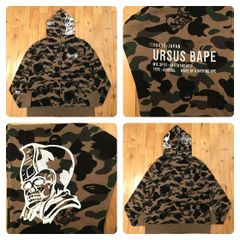 ★2XL★ URSUS BAPE フルジップ パーカー BAPE camo full zip hoodie エイプ ベイプ アベイシングエイプ a bathing ape 迷彩 XXL