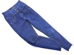 Heather ヘザー ISKO ハイウエスト スキニー デニムパンツ sizeXS/青 ■■ レディース
