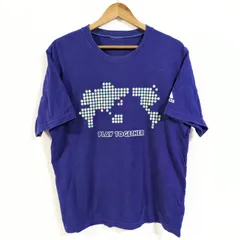 (^w^)b adidas アディダス 半袖 Tシャツ シンプル KIRIN JFA サッカー プリント ロゴ 着回し カジュアル ストレッチ 古着 ラフ PLAYTOGETHER メンズ ブルー 青