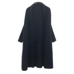 【美品✨】Deuxieme Classe スムースニットガウンコート　黒　抜け感 Deuxieme Classe（ドゥーズィエムクラス）の「スムースニット