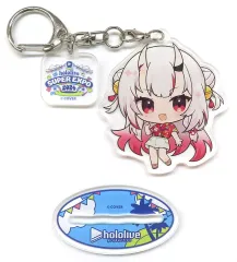 【中古】キーホルダー 百鬼あやめ ミニキャラアクリルスタンドキーホルダー 「バーチャルYouTuber ホロライブ hololive SUPER EXPO 2024」