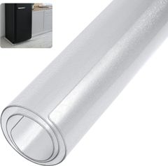 冷蔵庫 マット PVC チェアマット キズ防止 凹み防止 床保護シート 耐震マット 多機能PVCクッションは、すべての冷蔵庫の地上保護に適しています 無色透明 床暖房対応 冷蔵庫下敷き(透明 Mサイズ 65×70cm 500L)