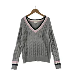 anatelier アナトリエ 長袖ニット コットン グレー レディース 2【古着】【中古】【送料無料】