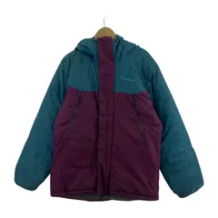 Columbia コロンビア バイカラー　フード　ジャケット sizeM/グリーン×パープル