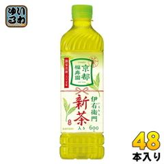 サントリー 緑茶 伊右衛門 新茶入り 600ml ペットボトル 48本 (24本入×2 まとめ買い) お茶 抹茶 京都福寿園