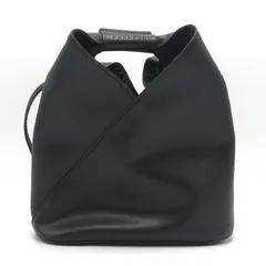 【中古】MM6 ジャパニーズ クラシッククロスボディ ショルダーバッグ ブラック エムエムシックス[10]