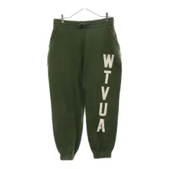 WTAPS (ダブルタップス) 21AW STENCIL TROUSER ステンシル トラウザー スウェット パンツ グリーン 212ATDT-CSM16のサムネイル