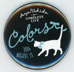 【中古】バッジ・ピンズ(女性) 内田彩(イラスト：猫) キックと缶バッジどっちがいい?(缶バッジ) 「AYA UCHIDA Complete LIVE～COLORS～」