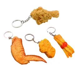 チキン 食品サンプル キーホルダー キーリング グッズ 雑貨 食べ物 おしるこ 海外 土産 プレゼント アクセサリー 誕生日 記念日 select ギフト などに