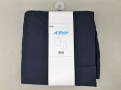 ユニクロ UNIQLO 半袖カットソー ハーフパンツ 3XL エアリズムコットンセット ネイビー 未使用 2506LS067
