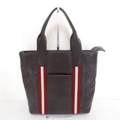 美品 BALLY バリー トレインスポッティング TACILO レザー 2way トートバッグ ショルダーバッグ ブラウン メンズ レディース 古着 中古 USED