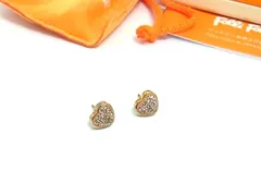 Folli Follie フォリフォリ ハート ラインストーン ピアス アクセサリー レディース ピンクゴールド系 DG6800
