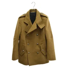 BALMAIN (バルマン) ダブルブレスト ウールPコート ジャケット UC030W141 カーキのサムネイル