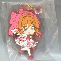 バンプレスト 一番くじ カードキャプターさくら アニメ カードキャプターさくら クリアカード編 F賞さくら 封印の杖 キャラクターラバーチャーム