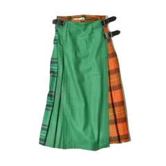 オニール オブ ダブリン 別注 マルチコンボ ラップスカート キルトスカート ロングスカート O'neil of Dublin 巻スカート ロング丈/MULTI GREEN/8 T1248121