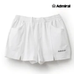 ADMIRAL アドミラル センタースリットショーツ ATLA421 000 ホワイト 2024SS レディス テニス ショートパンツ おしゃれ