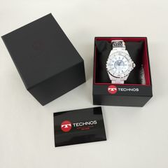 【特価セール】Technos　テクノス　ソーラーウオッチ　セラミック　TE9002TW