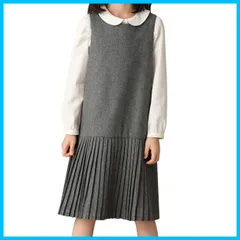 【特価商品】プリーツ ノースリーブワンピース 通学 発表会 お受験面接 卒業式 春秋冬 入学式 ジャンパースカート きちんとした フォーマル 女の子 レイヤード 子供服 [美瑛屋]