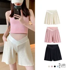 マタニティ パンツ ストレート ハーフパンツ ショートパンツ 短パン 夏 産前 ストレート マタニティパンツ 着やせ 産後 マタニティウェア レディース 大きいサイズ  妊婦 カジュアル 夏用 薄手 涼しい 体型カバー 部屋着skwmeida09