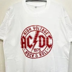 新品 ACDC Tシャツ Lサイズ エーシーディーシー バンドTシャツ ミュージックTシャツ アーティストTシャツ ロゴ AC/DC 半袖 夏物 夏服 シンプル 定番 韓国 韓流 ファッション ストリート アメカジ アメリカン USA ロック メタルのサムネイル