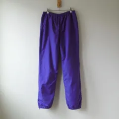 L.L.Bean ナイロンパンツ 裏フリース USA製 パープル KID'S XL (pt-374)