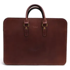 HERZレザー ビジネスバッグ ブラウン未使用。 HERZ 本革 レザー ビジネスバッグ トートバッグ ブラウン 希少デザイン