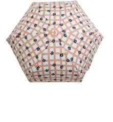 【送料無料】新品 w.p.c: WORLD PARTY ワールドパーティー 折りたたみ日傘 雨傘 UVカット チェック 花柄 ピンク白 ■L14212SSS17-170308-50