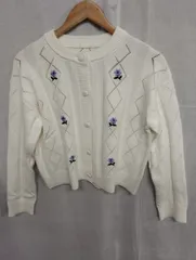 GU ニットカーディガン ホワイト Lサイズ