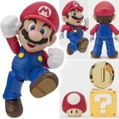 【中古】フィギュア S.H.Figuarts マリオ 「スーパーマリオ」