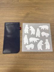 zoff メガネケース　メガネ拭き
