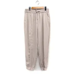 ザラ ZARA ジョガー パンツ センターシーム 無地 M ベージュ系 /FT39