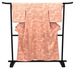 小紋/美品/落款/いろがさね/ピンク/仕立上がり/適応身長148～154㎝/11444