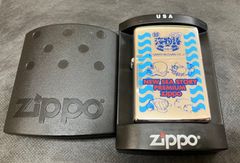 【新品・訳ありA】ZIPPO　ジッポ　ライター　新海物語　ケース付き