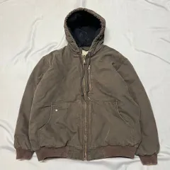 Cabela's カベラス ダック地 中綿 アクティブパーカー メンズL 古着 ブルゾン フーディー ブラウン 茶色【ワークジャケット】【AN20】  | cave 古着屋【公式】古着通販サイト