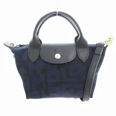 ロンシャン LONGCHAMP ル・プリアージュLGP トップハンドルバッグ ショルダー 2WAY 紺 ネイビー /AE