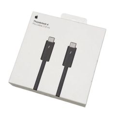 θ【新品未開封品】Apple/アップル Thunderbolt 4 (USB‑C) Proケーブル 1.8 m MN713ZA/A ブラック サンダーボルト完品 S20470564403