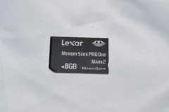 LEXAR 8GB メモリースティック Pro Duo Mark2 Magic Gate レキサー Lexar Memory Stick 【動作確認・フォーマット済み】