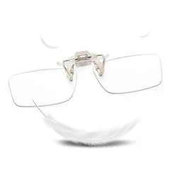 【新品】 [GO!GRM] 老眼鏡 クリップ式 軽量 前掛け老眼鏡 ブルーライトカット 跳ね上げ式 リーディンググラス メガネの上から コンパクト クリップアップ シニアグラス ユニセックス 青色光カット 母の日 父の日 ケース付き 度数：+3.0