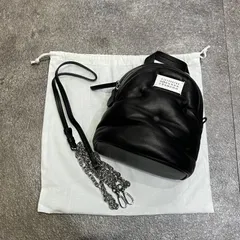参考上代253000円 未使用品 Maison Margiela Glam Slam グラムスラム 2WAY レザー バックパック ミニリュック メゾンマルジェラ S56WA0014　88032A2