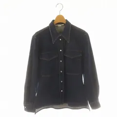 ステラマッカートニー STELLA McCARTNEY デニムシャツ ジャケット ブルゾン スナップボタン コットン 40 紺 ネイビー /NR ■OSのサムネイル