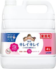 数量限定 【業務用 大容量】キレイキレイ 薬用 泡ハンドソープ 液体 詰替え用 4L　配送種別：SG