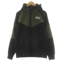 ナイキ NIKE × sacai サカイ AS M NRG FULL ZIP HOODIE パーカー ジップアップ ロゴ L カーキ 黒 ブラック DQ9030-325 /AN19のサムネイル