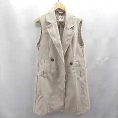 ◇ ⊇ ZARA ザラ ベストロングコート サイズS ベージュ系 レディース E  【1503310004564】
